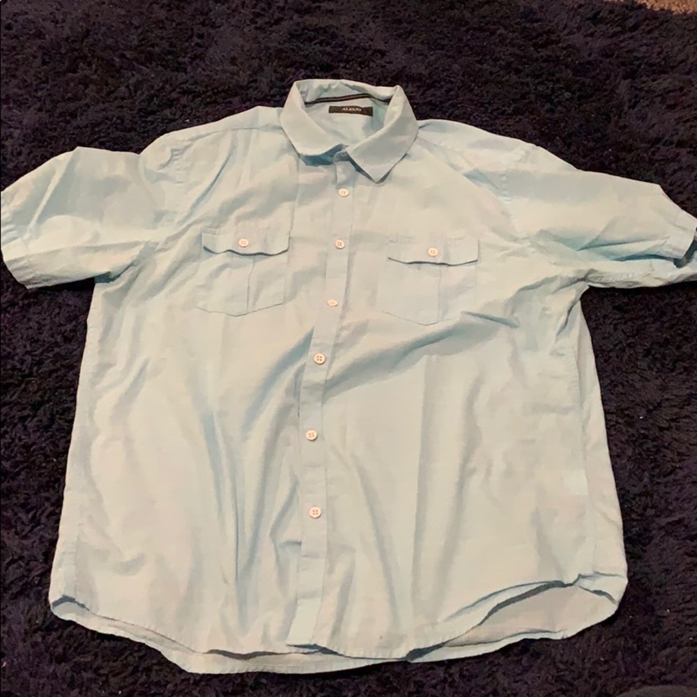 Light blue casual button down